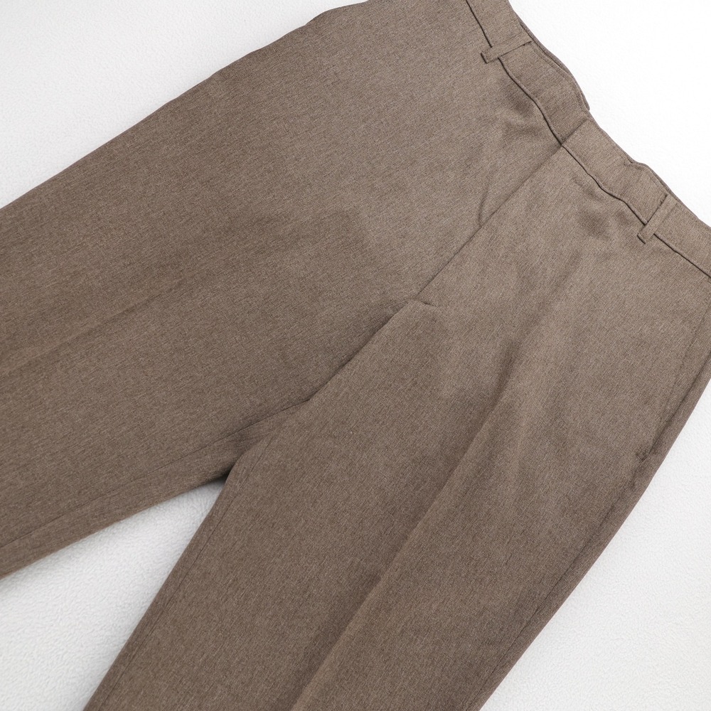 Levis Action Slacks Mens 36x30 Brown Heather Polyester Straight Leg 476902725